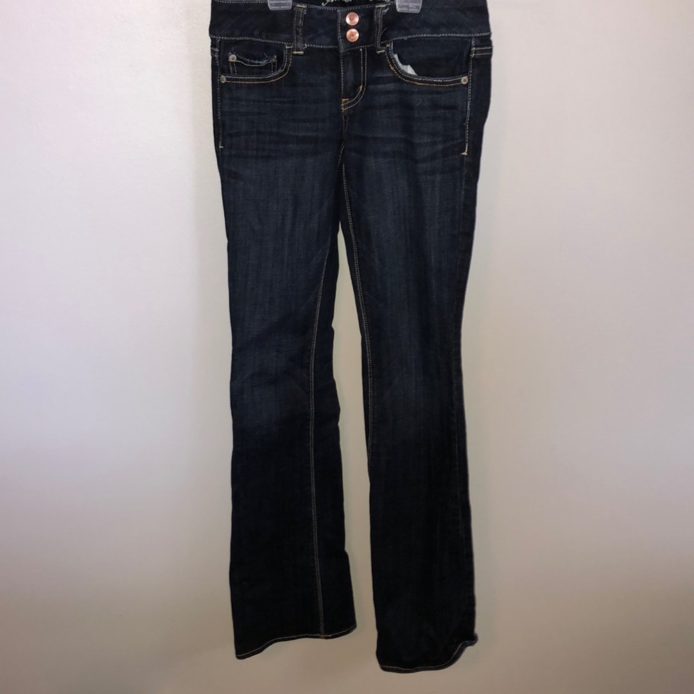 American Eagle Artist Jeans 0 regular dark wash